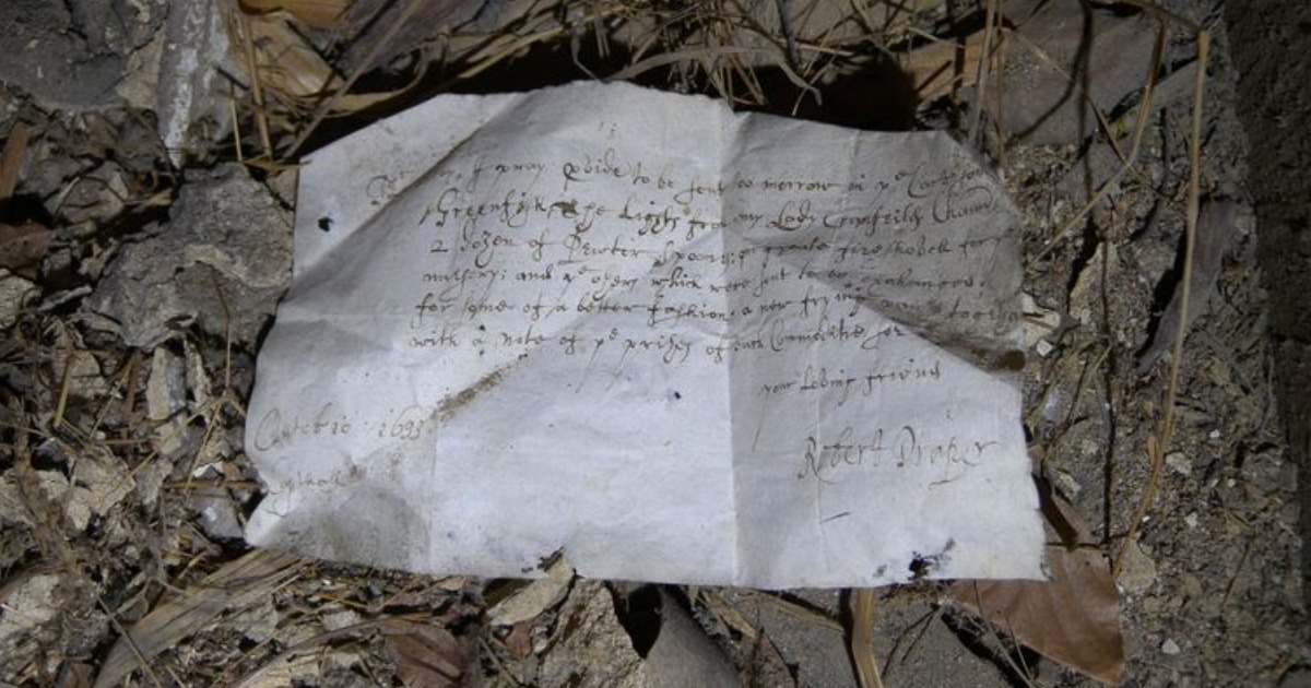 The 400-year-old shopping list